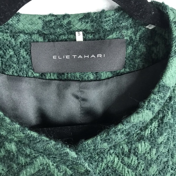 ELIE TAHARI WOOL SILK JACKET SMALL - Picture 3 of 8
